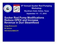 Sucker Rod Pump Modifications Reduce OPEX and ... - ALRDC