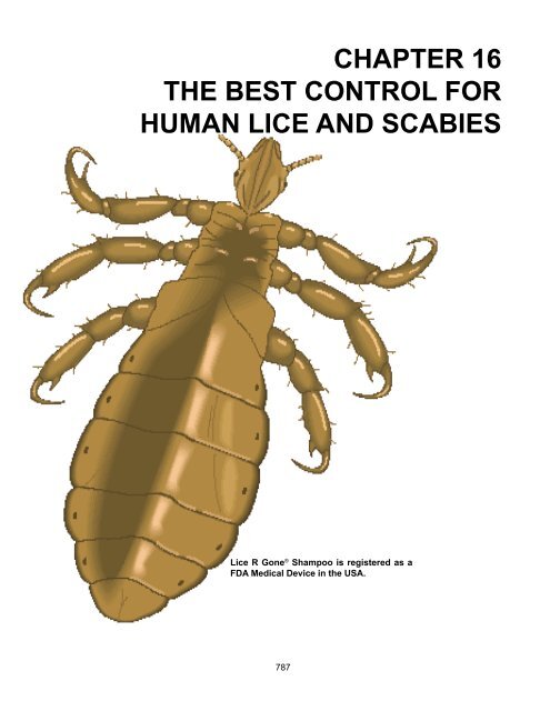 chapter 16 the best control for human lice and scabies