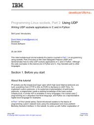Programming Linux sockets, Part 2: Using UDP - IBM