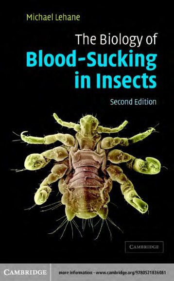 The Biology of Blood-Sucking in Insects, SECOND EDITION