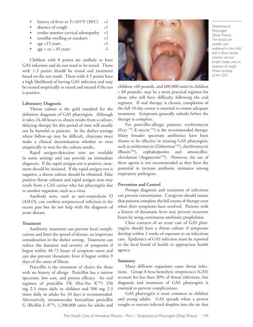 Streptococcal Pharyngitis (Strep Throat) - Boston Health Care for the ...