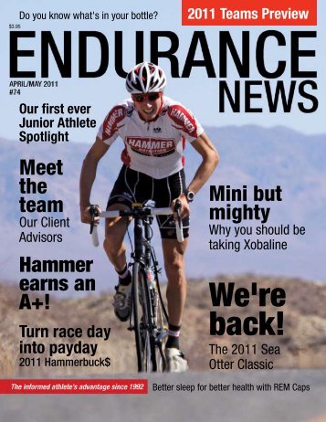 Endurance News Issue 74 - Hammer Nutrition
