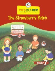 The Strawberry Patch - Team Nutrition - US Department of Agriculture