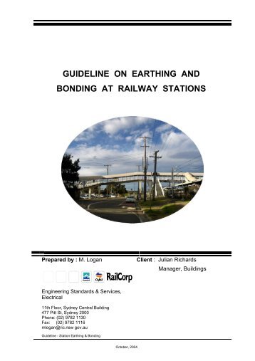 Guideline on Earthing and Bonding at Railway Stations - RailCorp ...