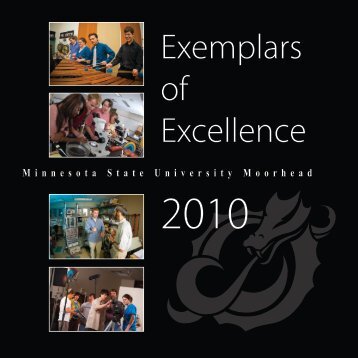 Exemplars of Excellence 2010 - Minnesota State University Moorhead