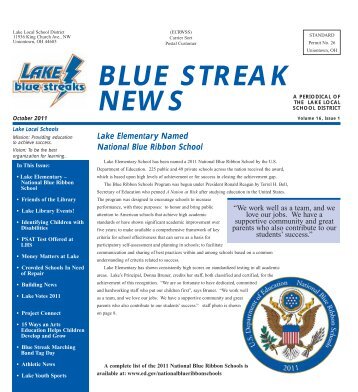 BLUE STREAK NEWS - Lake Local Schools