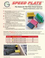 The Choice for Flat Plate Dowel Systems - Greenstreak, Inc.