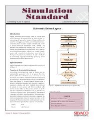 Schematic Driven Layout - Silvaco