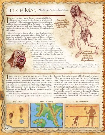 Hacklopedia of Beasts (Leech Man)