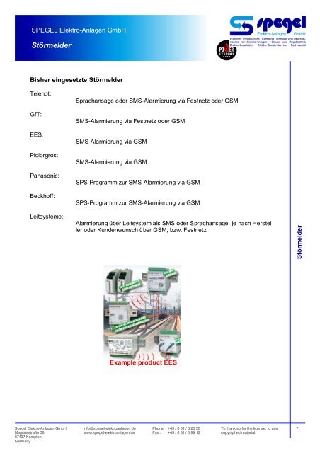 Spegel Elektro-Anlagen GmbH