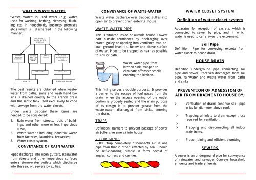 Disposal Of Waste Water Eng Kwazulu Natal Department Of