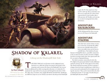 Shadow of Kalarel - Wizards of the Coast