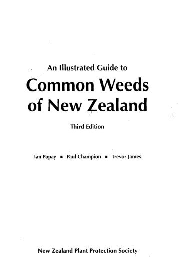 An Illustrated Guide to Common Weeds of New Zealand