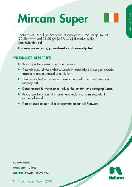 Autumn super herbicide label