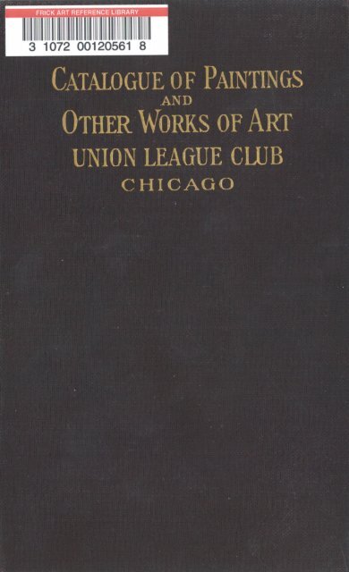 Catalogue of paintings, etchings, engravings and sculpture comp. by ...