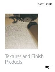 Textures and Finish Products - CGC