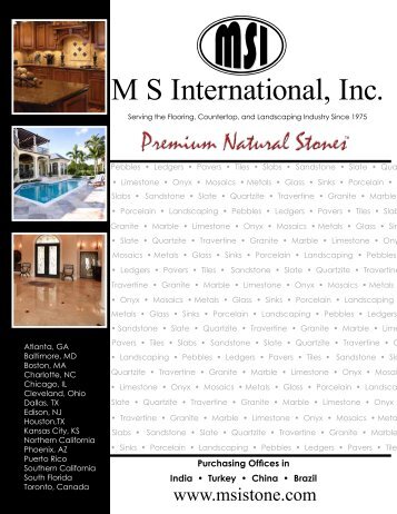M S International, Inc. - Innovative Cabinetry and Granite LLC