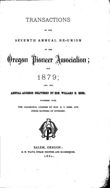 loneerkozi.et1ion; - ScholarsArchive at Oregon State University