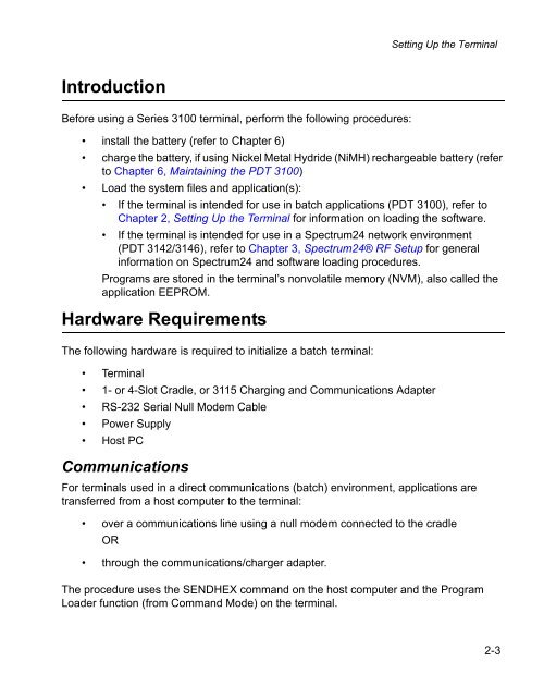 PDT 3100 Series Product Reference Guide