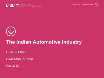 The Indian Automotive Industry