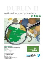 national asylum procedure in Spain - Dublin Project