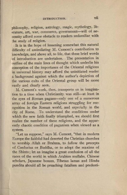 The Oriental Religions in Roman Paganism [1911] - Get a Free Blog