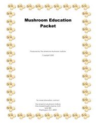 Mushroom Education Packet - The American Mushroom Institute