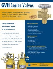 gv series o-ring seal design industrial valves - Cramer Decker ...