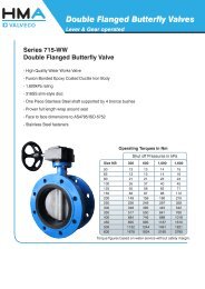 Ductile Iron Double Flanged Butterfly Valves - Valveco Industries