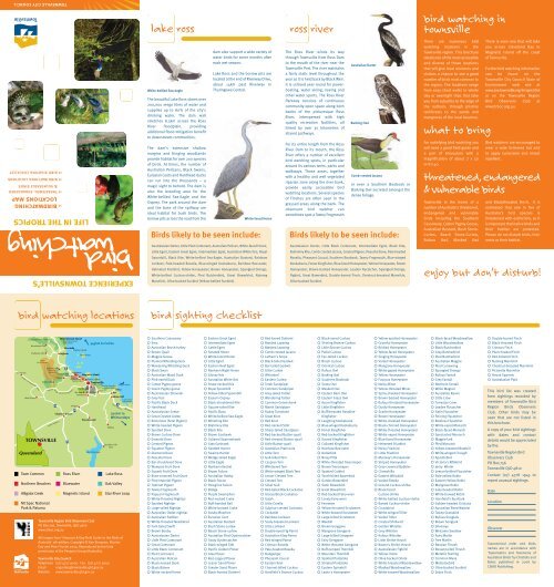 TCC Experience Townsville Bird Brochure V5Layout 1 TCC Experience Townsville Bird Brochure V5Layout 1