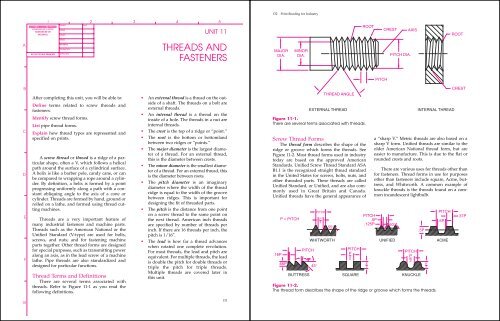 THREADS AND FASTENERS - Goodheart-Willcox