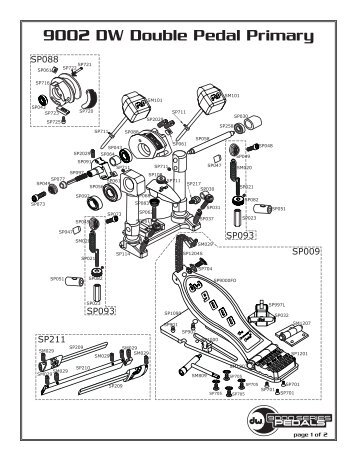 9002 DW Double Pedal Primary