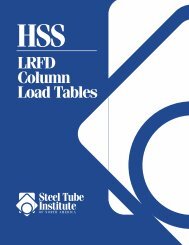 LRFD for PDF - the Steel Tube Institute