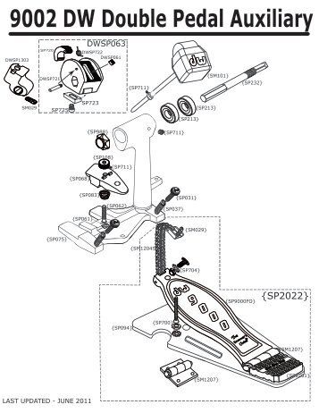 9002 DW Double Pedal Auxiliary