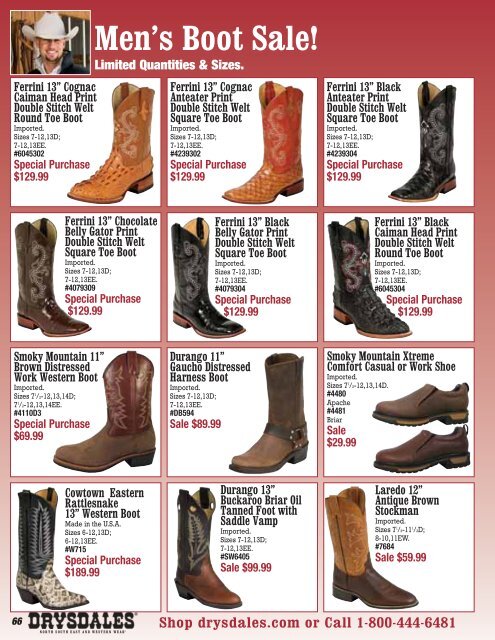 Men's Boot Sale! - Drysdales