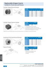 Replaceable Gripper Inserts - Thame Workholding