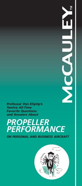 propeller performance - McCauley Propeller Systems - Textron