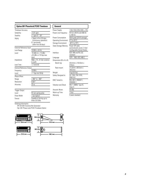 HP 33120A Function/Arbitrary Waveform Generator ... - Equipland