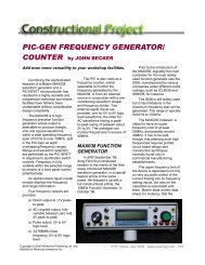PIC-Gen Frequency generator and Counter
