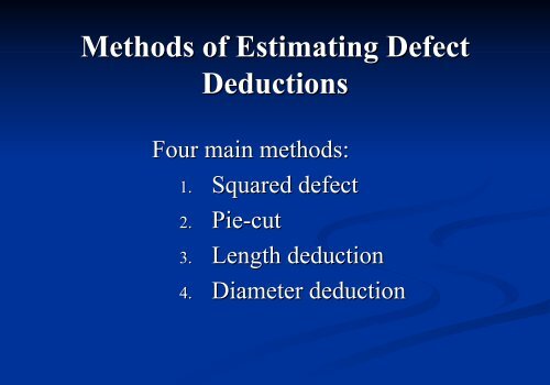 Sawmill Short Course Log Inputs – Measurement & Conversion ...