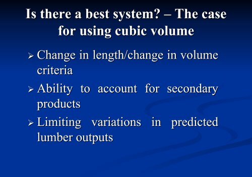 Sawmill Short Course Log Inputs – Measurement & Conversion ...