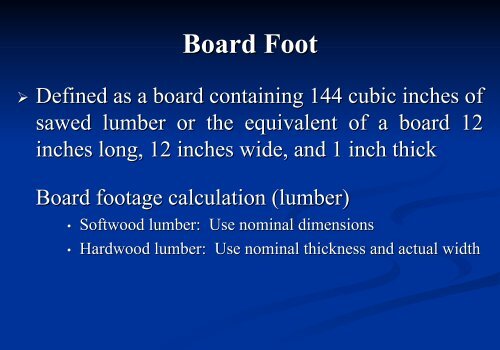Sawmill Short Course Log Inputs – Measurement & Conversion ...