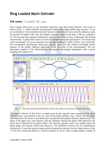 Passive Ring Assisted Mach Zehnder Interferometer Silicon Modulator Passive Ring Assisted Mach Zehnder Interferometer Silicon Modulator