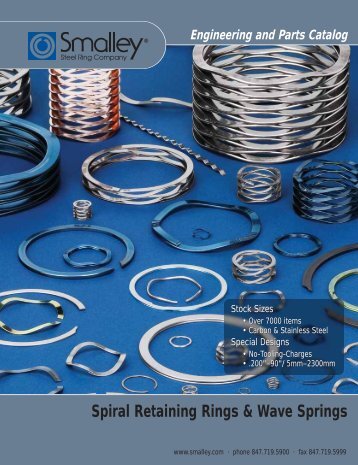 Spiral Retaining Rings & Wave Springs - Bearing Engineers, Inc.