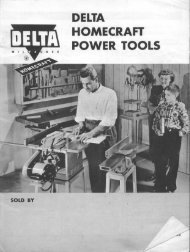 DELTA HOMECRAFT POWER TOOLS