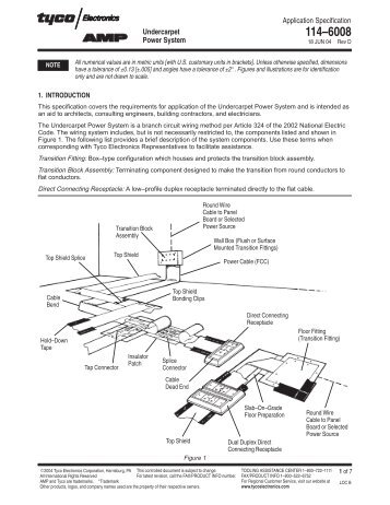 Undercarpet Power System