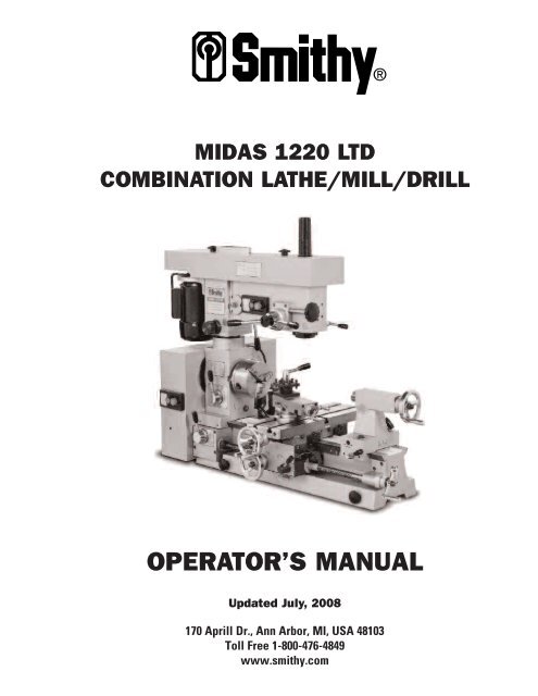 OPERATOR S MANUAL Smithy