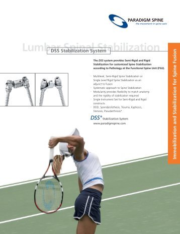 DSS Product Brochure.pdf - Paradigm Spine