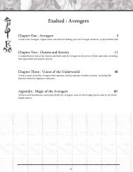 Exalted : Avengers