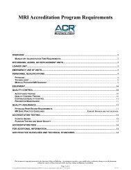 RADPEER Scoring White Paper - American College of Radiology